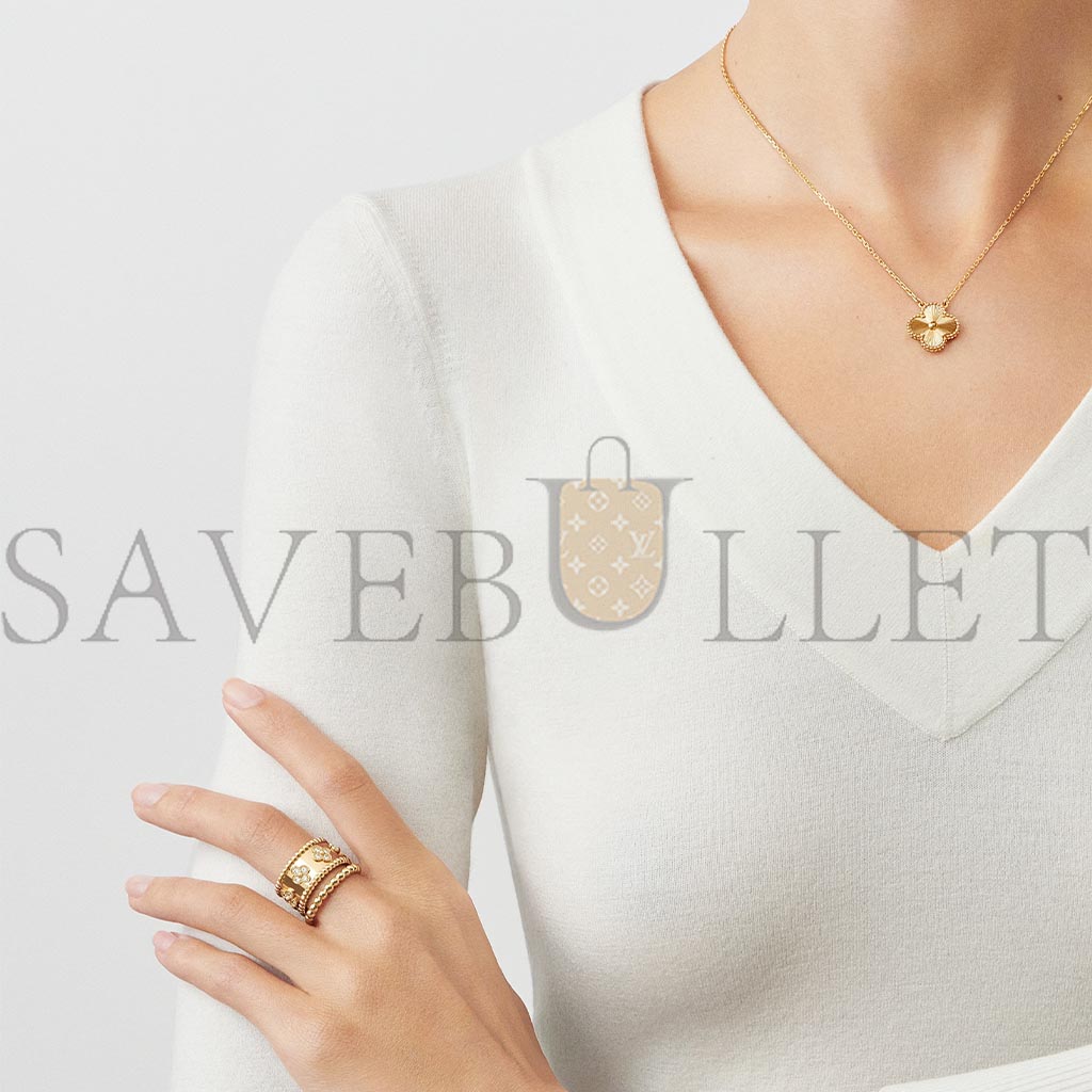 V*N CL*F arpels vintage alhambra pendant - yellow gold vcarp4kl00